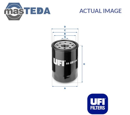 2325100 engine oil filter - 2325100, ufi